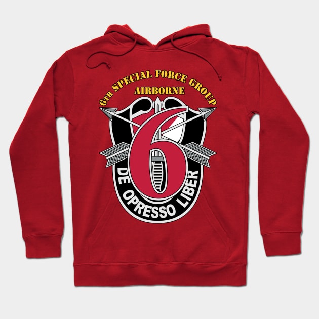 6th Special Forces Group Hoodie by MBK